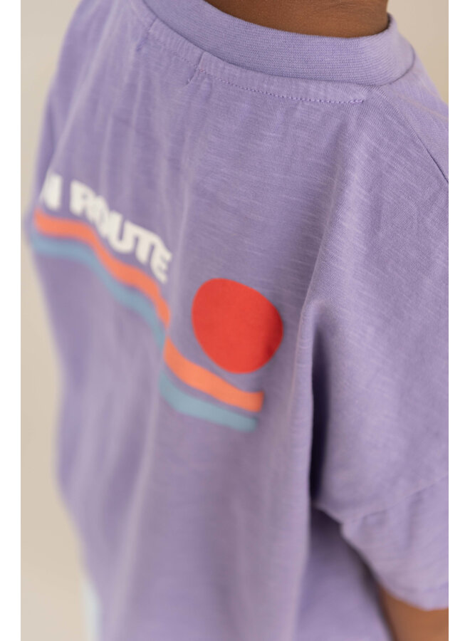 Jenest - Ben oversized t-shirt - Lavender purple