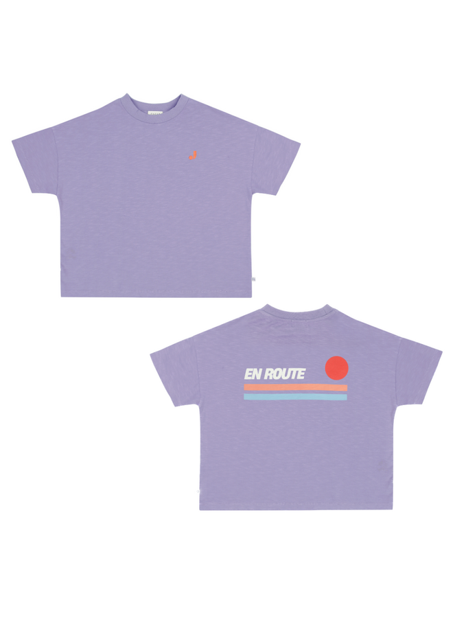 Jenest - Ben oversized t-shirt - Lavender purple
