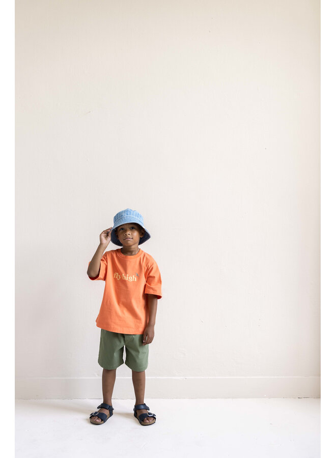 Jenest - Mase t-shirt - Coral orange