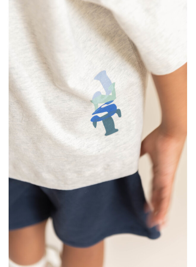 Jenest - Mase t-shirt - Grey melange