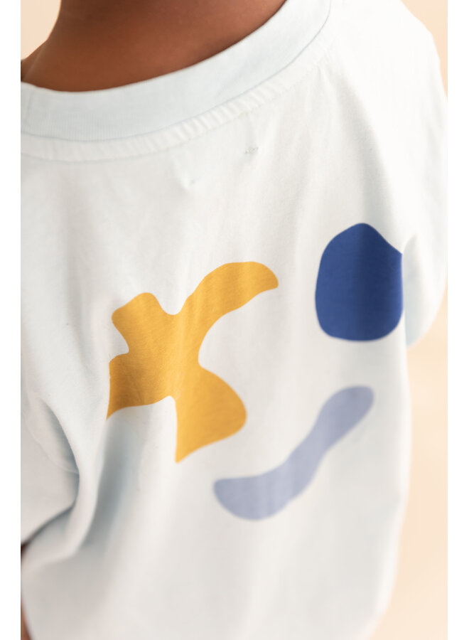 Jenest - Mase t-shirt - Water blue