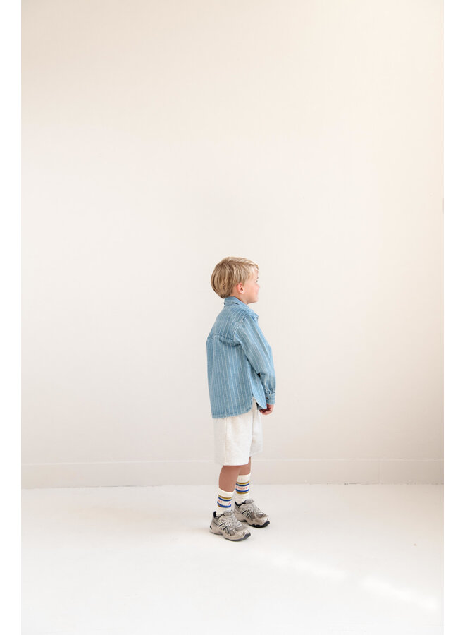 Jenest - Xavi shorts - Grey melange