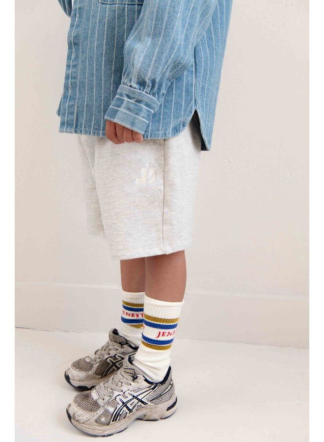 Jenest - Xavi shorts - Grey melange