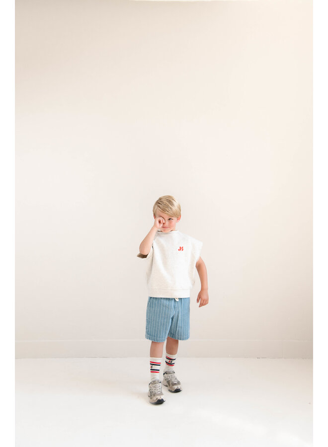 Jenest - Knox stripe shorts - Indigo stripe