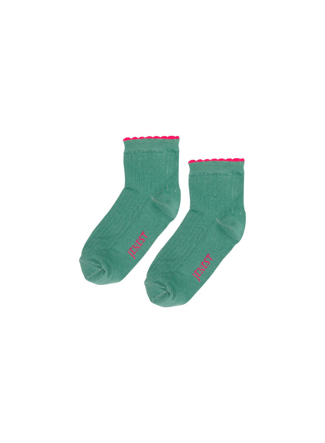 Fancy sneacker socks - Fresh green
