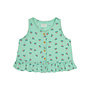 Jenest - Sofie top - Flower aop fresh green