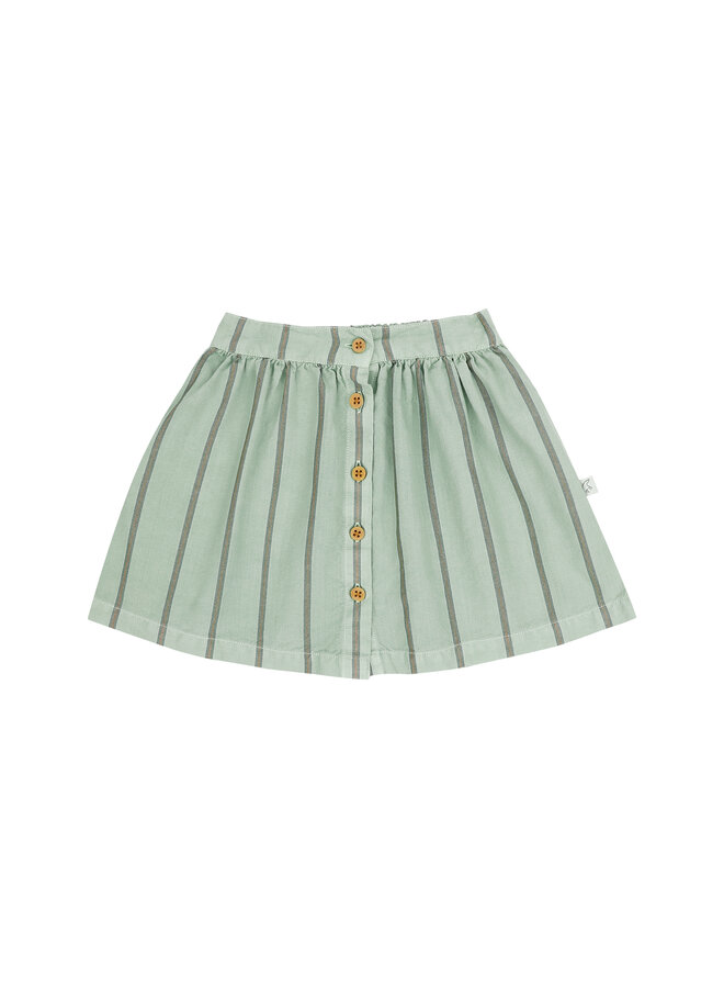 Sasha skirt - Sage green stripe