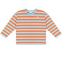Jenest - Moos oversized ls sweat t-shirt - Orange blue