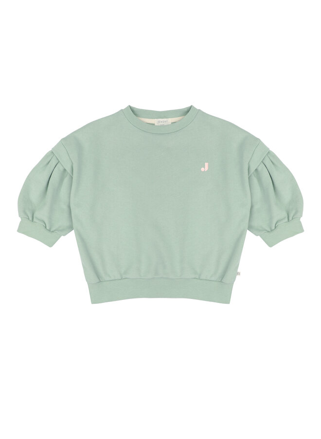 Jenest - Balloon sweater - Sage green