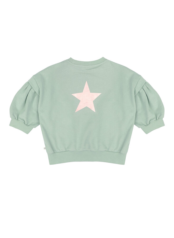 Jenest - Balloon sweater - Sage green