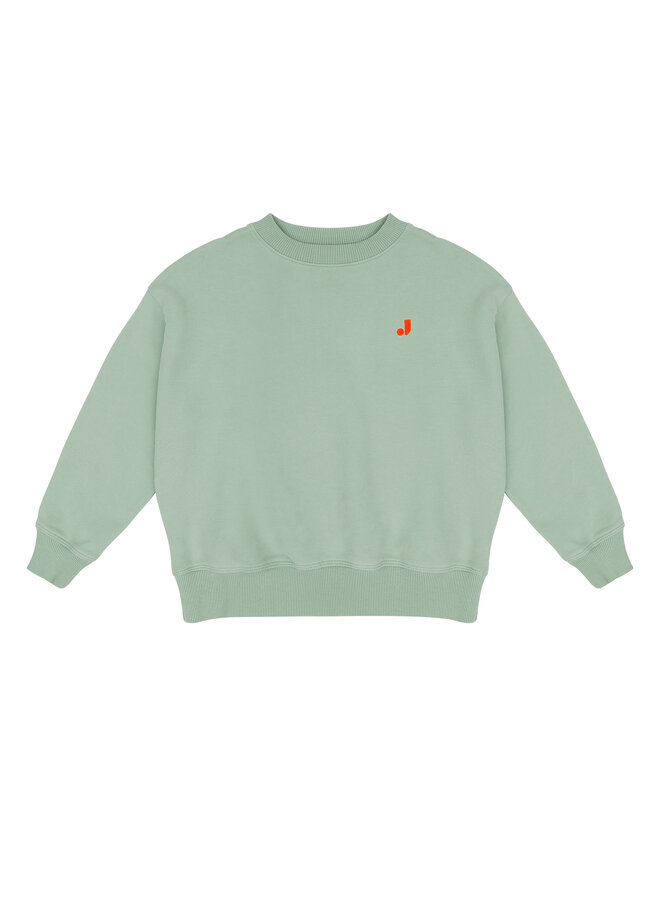 Jenest - Happy bird sweater - Sage green