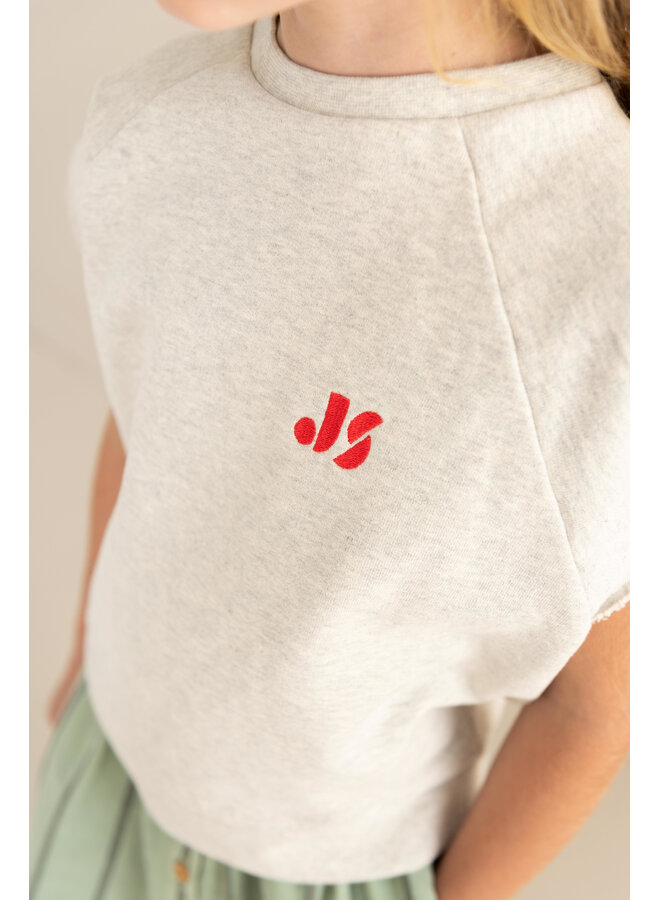 Jenest - Joey sleeveless sweater - Grey melange