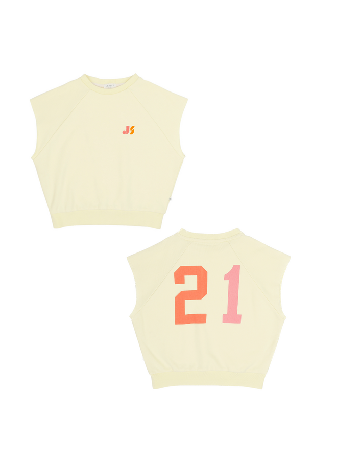 Joey sleeveless sweater - Soft yellow