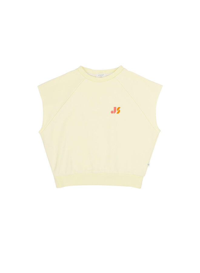 Jenest - Joey sleeveless sweater - Soft yellow