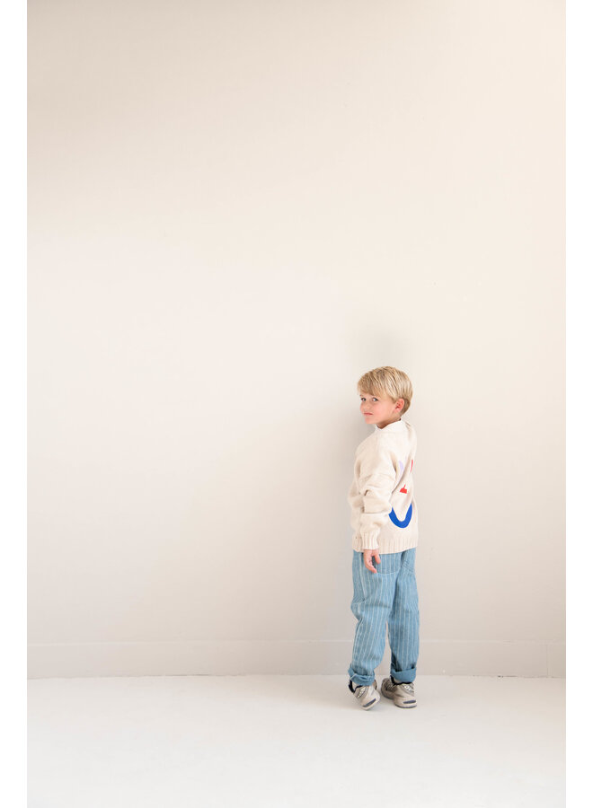 Jenest - Unisex stripe pants - Indigo stripe