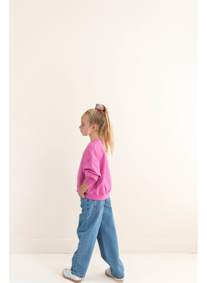 Jenest - Balloon denim pants - Medium wash