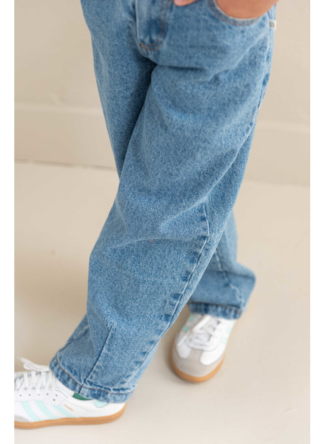 Jenest - Balloon denim pants - Medium wash