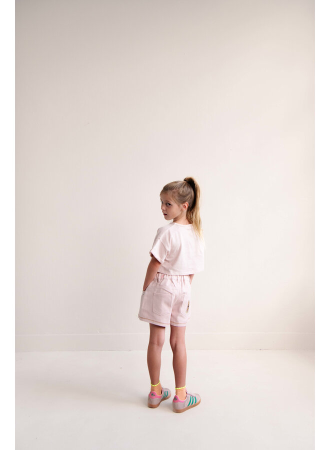 Jenest - Lizzy cropped t-shirt - Blossom rose