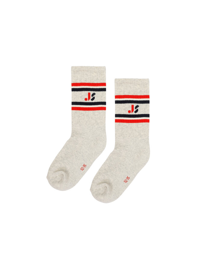 JS sport socks - Grey melange