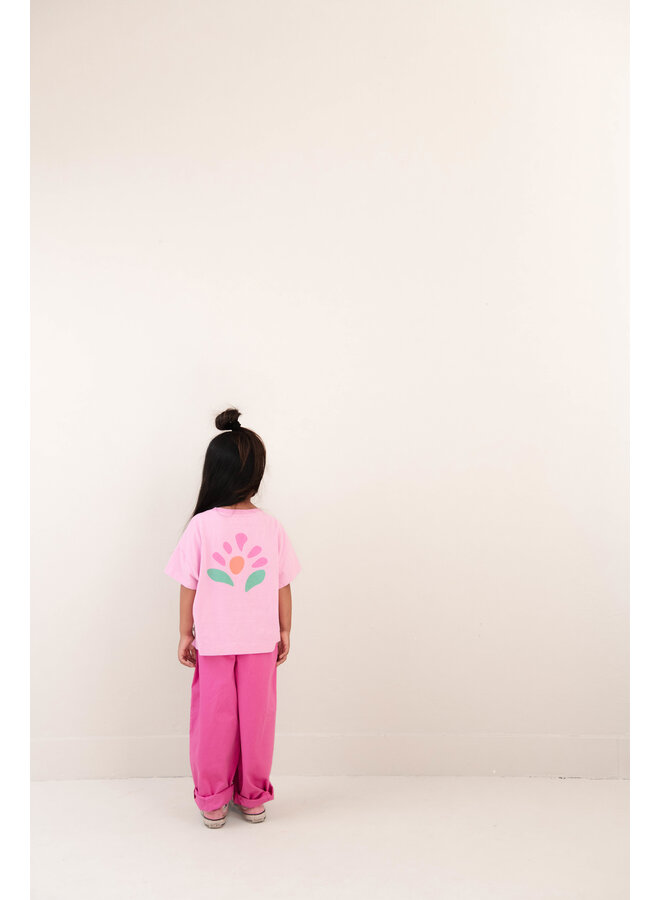 Jenest - Livia t-shirt - Lt fuchsia pink