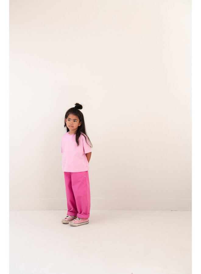 Jenest - Livia t-shirt - Lt fuchsia pink