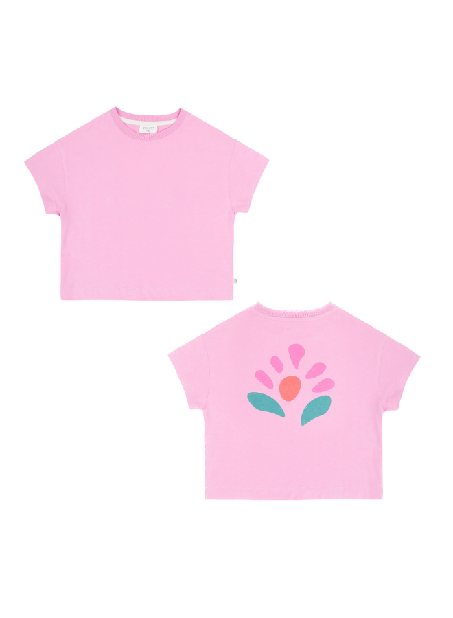 Livia t-shirt - Lt fuchsia pink