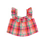 Jenest - Didi top - Fuchsia multi check
