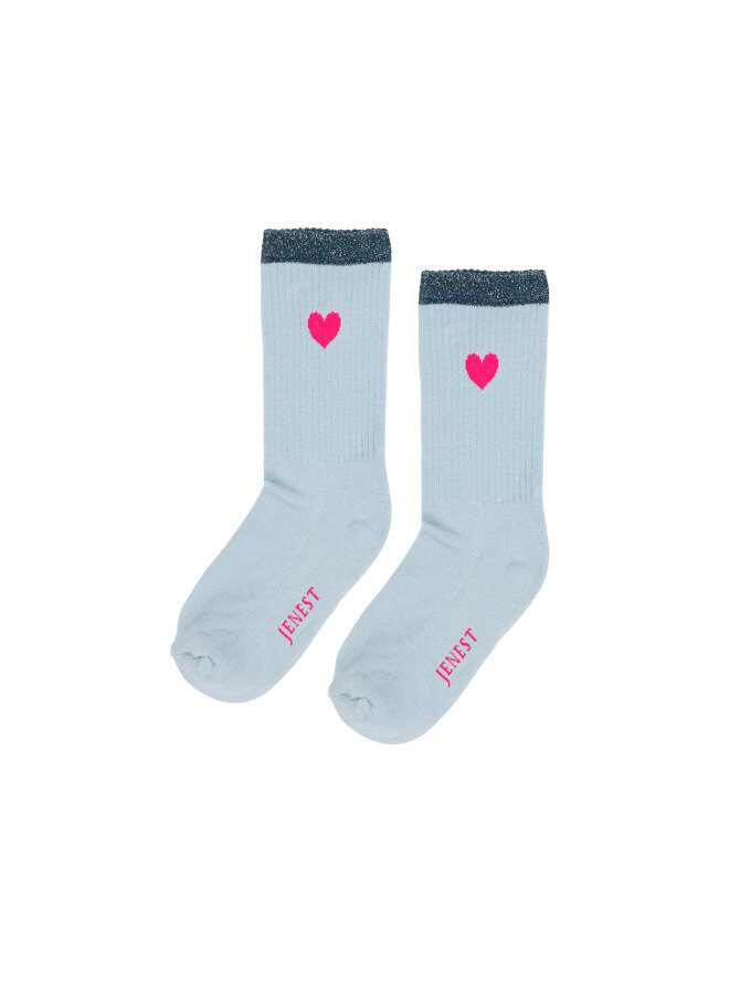 Jenest - Fancy sport socks - Waterblue
