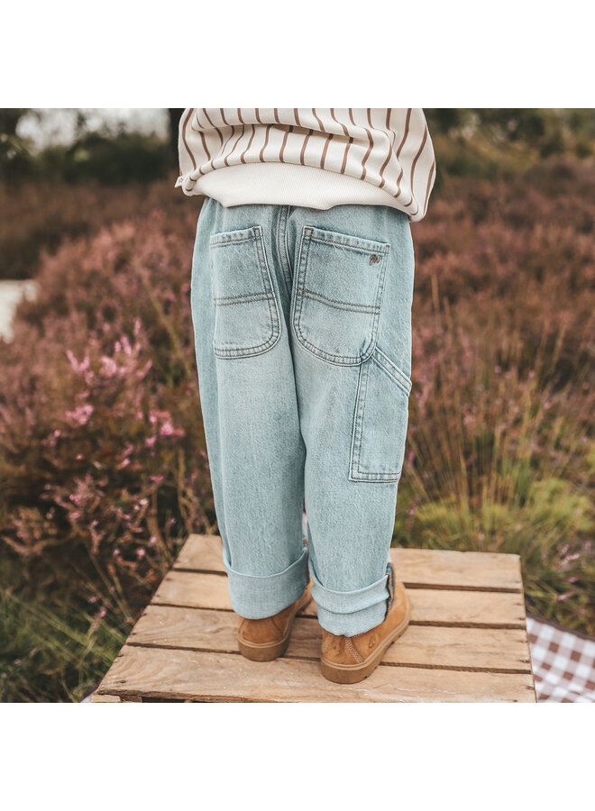 Your Wishes - Denim worker jeans - Light blue