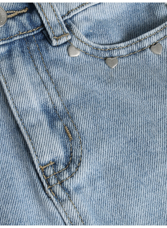 Daily7 - Denim skirt - Light blue denim