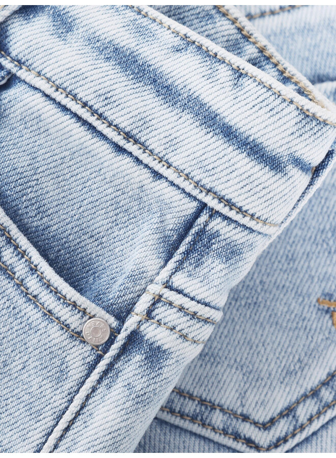 Daily7 - Denim shorts heart - Blue denim