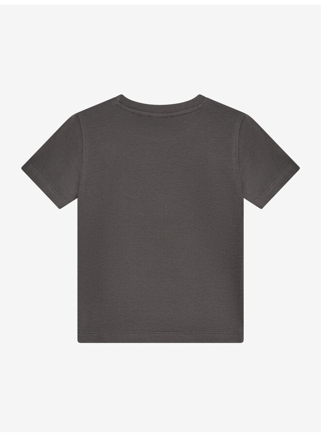 Daily7 - T-shirt basic badge - Thunderstorm