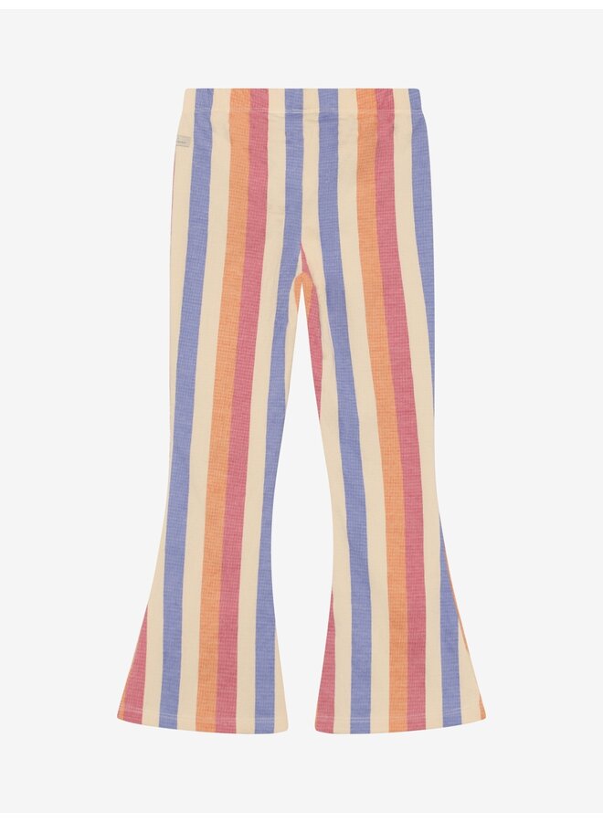 Daily7 - Flared legging striped - Heather rose