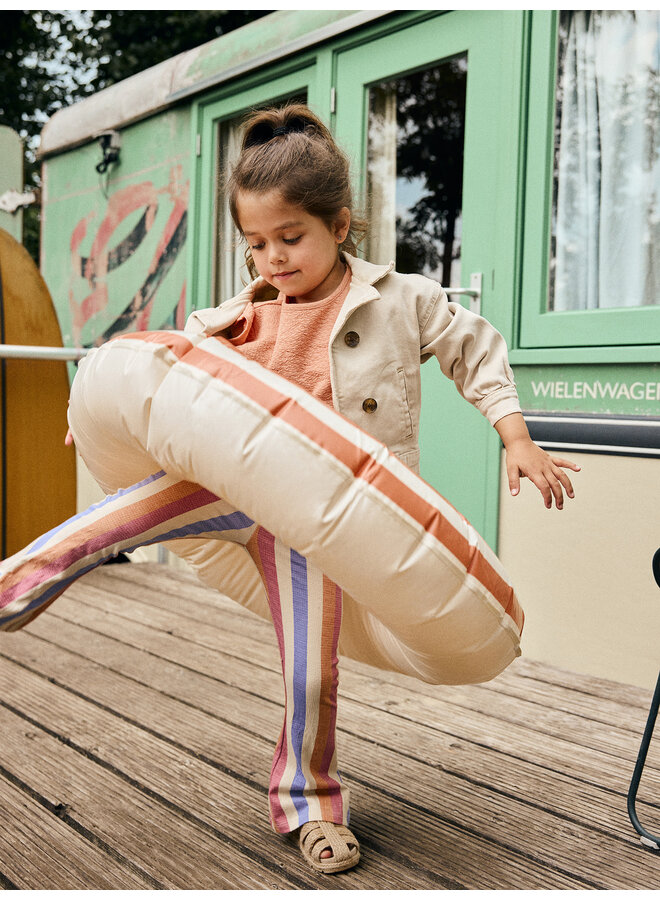 Daily7 - Flared legging striped - Heather rose