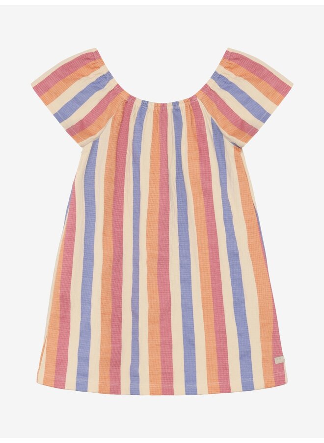 Daily7 - Dress striped - Heather rose