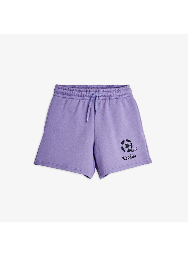 Mini Rodini - Football emb sweatshorts - Purple