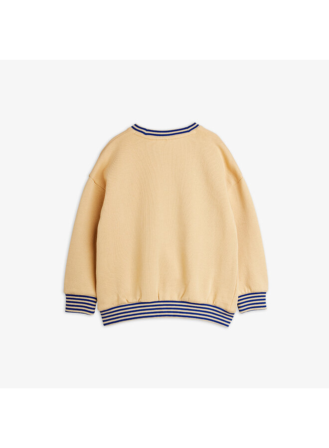 Mini Rodini - Football chenille sweatshirt - Beige
