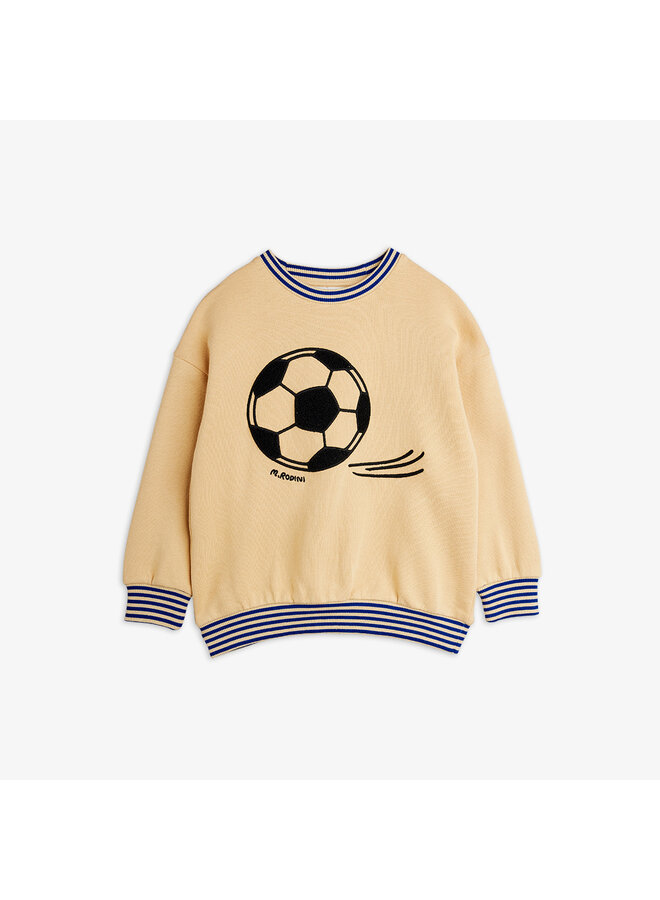 Football chenille sweatshirt - Beige