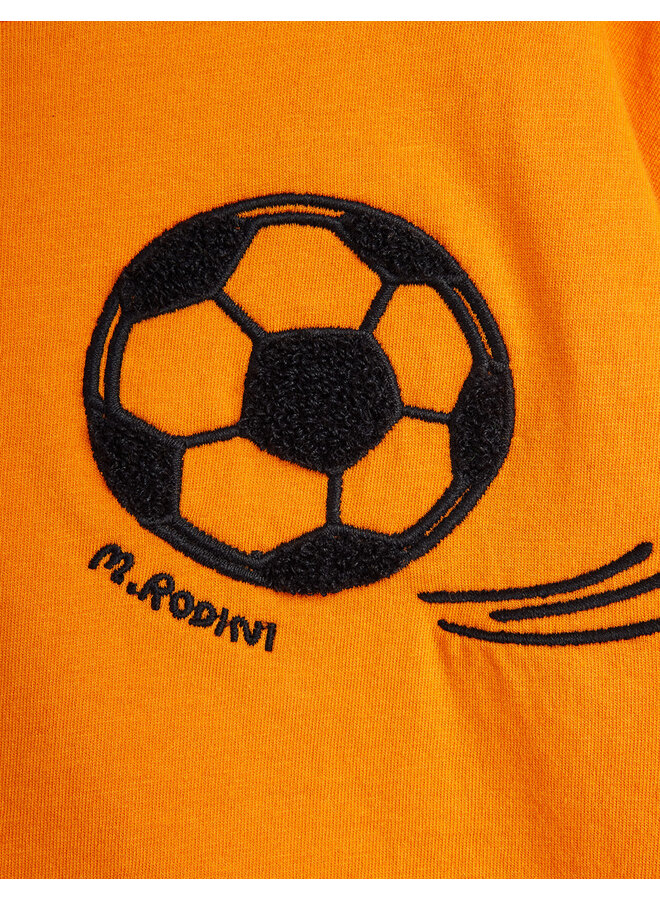 Mini Rodini - Football chenille ss tee - Orange