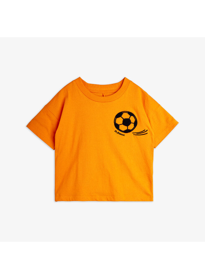 Mini Rodini - Football chenille ss tee - Orange