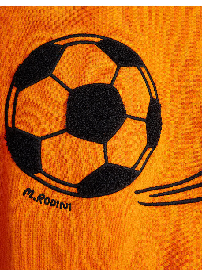 Mini Rodini - Football chenille sweatshirt - Orange