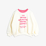 Mini Rodini - Travel agency sp contrast rib sweatshirt - Off-white
