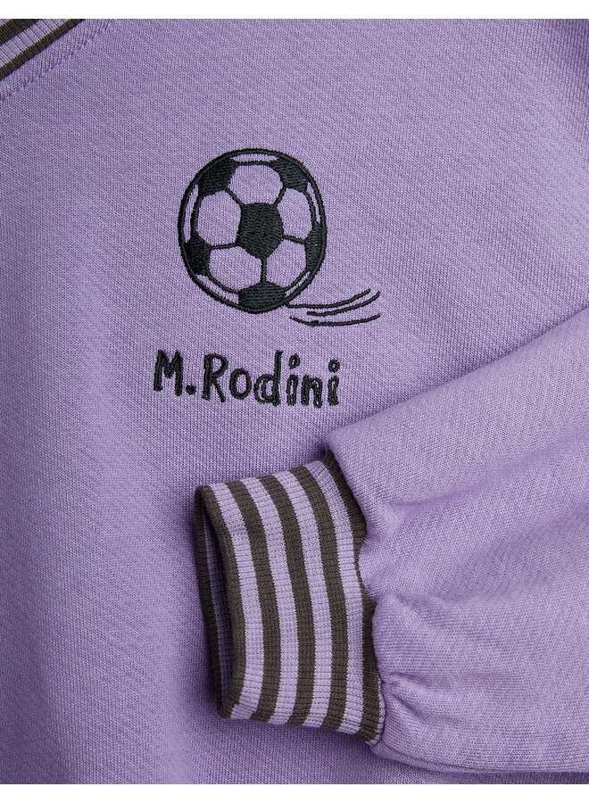 Mini Rodini - Football emb sweatshirt - Purple