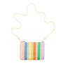 Mimi & Lula - Striped straw bag - Bright multi