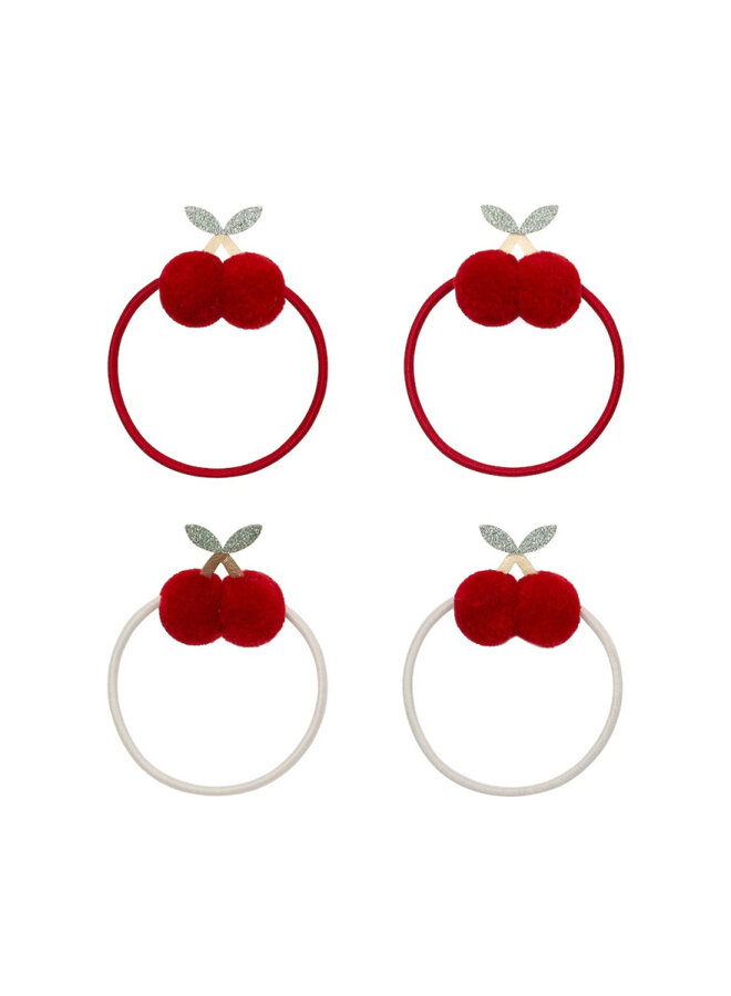 Pom pom cherries ponies - Red