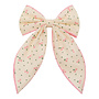 Mimi & Lula - Cherry print bow - Cream