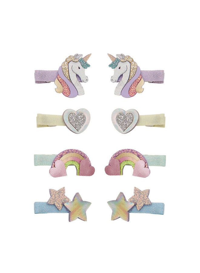 Mimi & Lula - Dreamy unicorn mini clips - Multi
