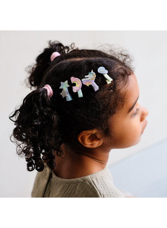 Mimi & Lula - Dreamy unicorn mini clips - Multi