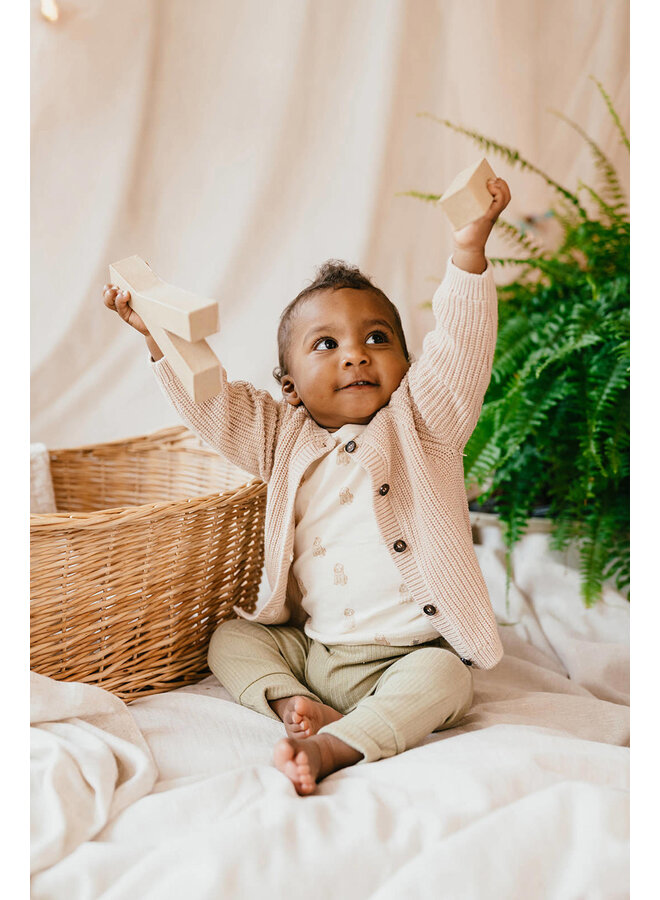 A Tiny Story - Baby cardigan - Nougat