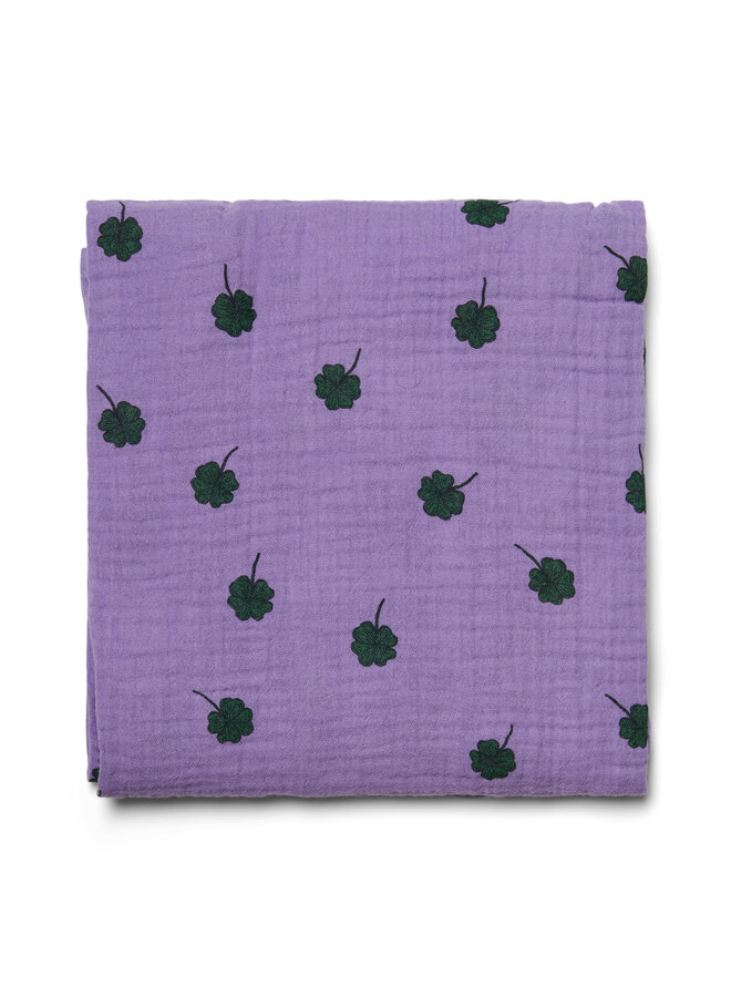 Studio Noos - Swaddle print large - Purple clover